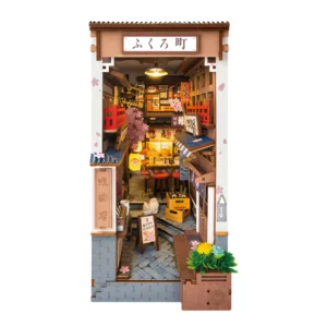XAUDIS Sakura Wine Alley DIY Book Nook Shelf Inser