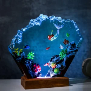 Mermaid in Coral Reef Night Light Ver 2 | Xaudis