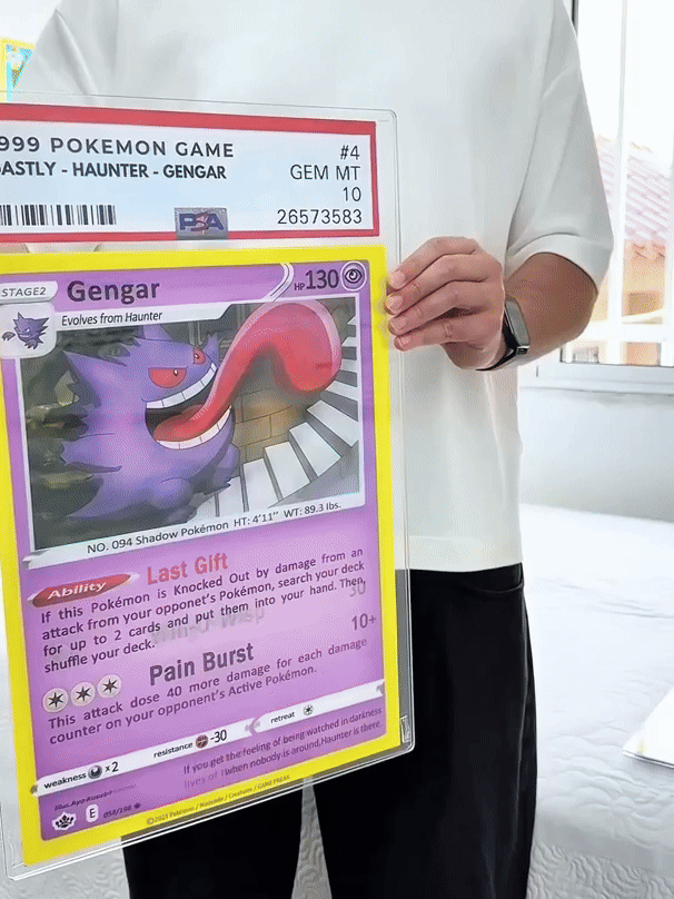 3D Pokémon Mewtwo Lenticular Poster – Premium Pokémon Wall Decor