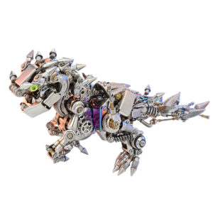 Western Dragon 3D Metal Puzzle Kit – 1500+ Piece Steampunk Mechanical Model | XAUDIS