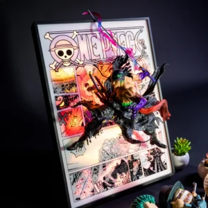 Zoro 3D LED Anime Wall Light – One Piece Frame by Xaudis