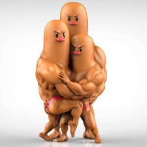 Pokemon Figurine DugTrio