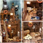 DIY Booknook Kit - Sea Hunter with intricate details for home decor