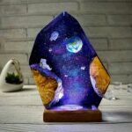 Interstellar Epoxy Lamp 2 by xaudis, a stunning LED home decor piece