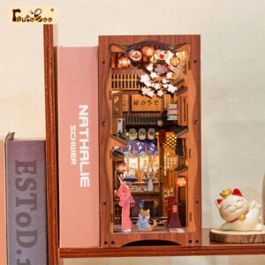 DIY Booknook Kit by xaudis featuring an enchanting scene under a sakura tree