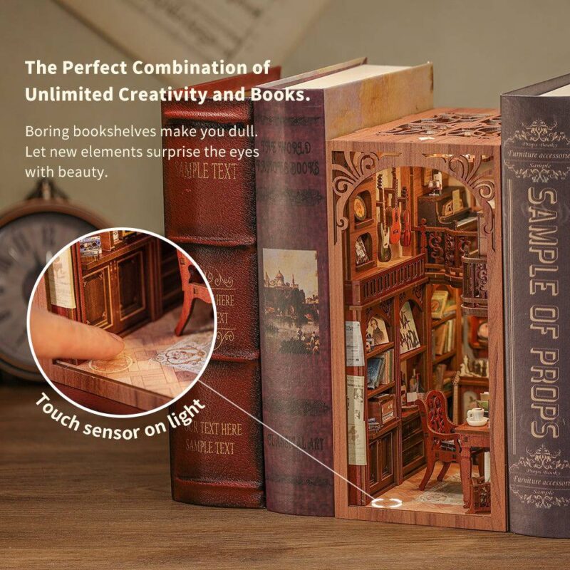 DIY Booknook Kit with xaudis for creating magical worlds