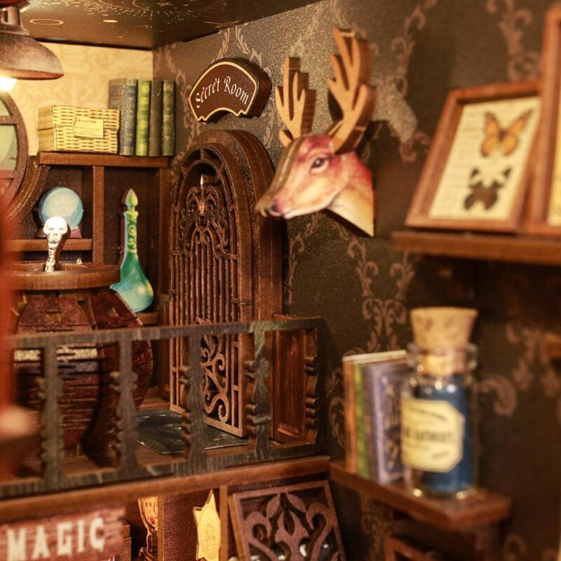Booknook Kit featuring a DIY Magic Pharmacist Scene by xaudis