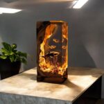 Epoxy Resin Ocean World Night Light by xaudis with vibrant ocean colors
