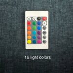 Resin art lamp with vibrant colors, ideal gift for movie lovers