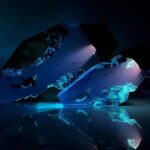 Orca night light in stunning Xaudis blue ocean design
