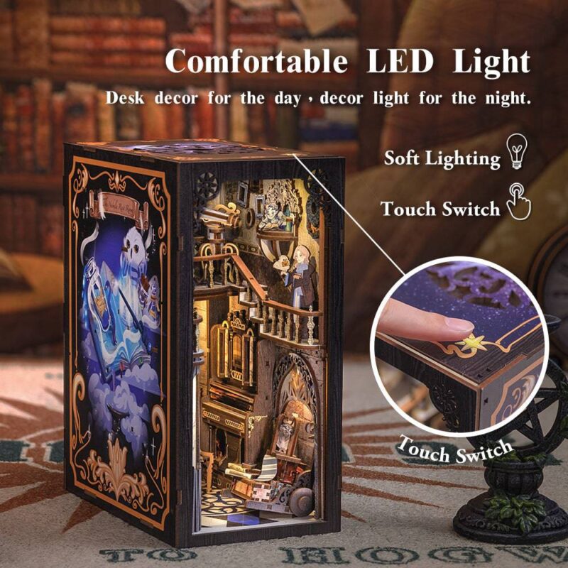 DIY Booknook Kit - Create Your Own Nebula Rest Room with vibrant colors