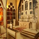 DIY Booknook Kit by xaudis featuring a detailed church scene