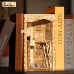 DIY Booknook Kit – Magic Alley, enchanting miniature craft scene