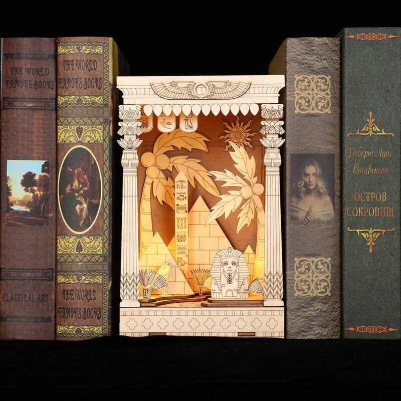DIY Booknook Kit by xaudis featuring enchanting Nile-themed design