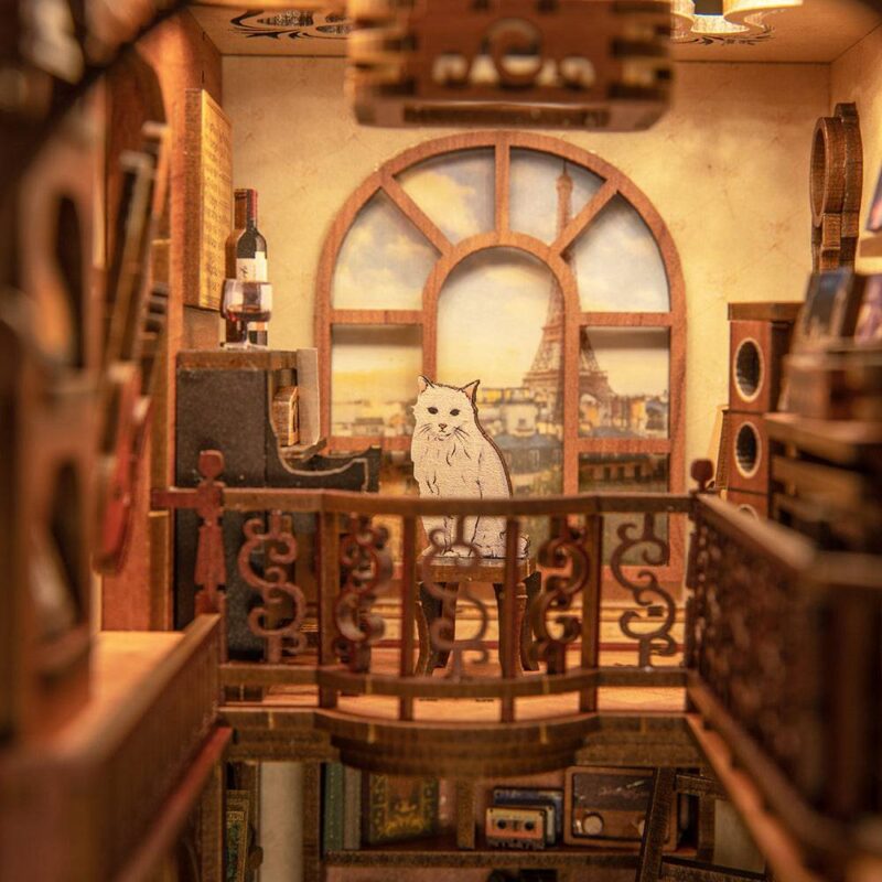 DIY Booknook Kit featuring magical world scenes and customizable elements