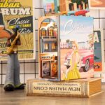DIY Booknook Kit featuring Enchanting Havana Stroll by xaudis, colorful design with intricate details