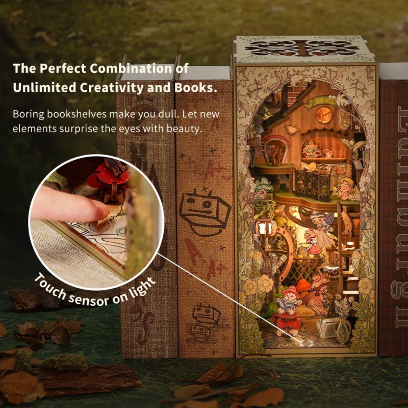 DIY Booknook Kit - Elves Paradise, perfect for enchanting home decor