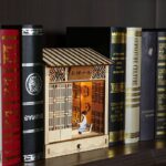 DIY Booknook Kit by xaudis featuring a Zen Tea Garden design for creative enthusiasts