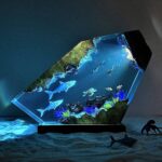 Great White Shark night light with stunning divers design