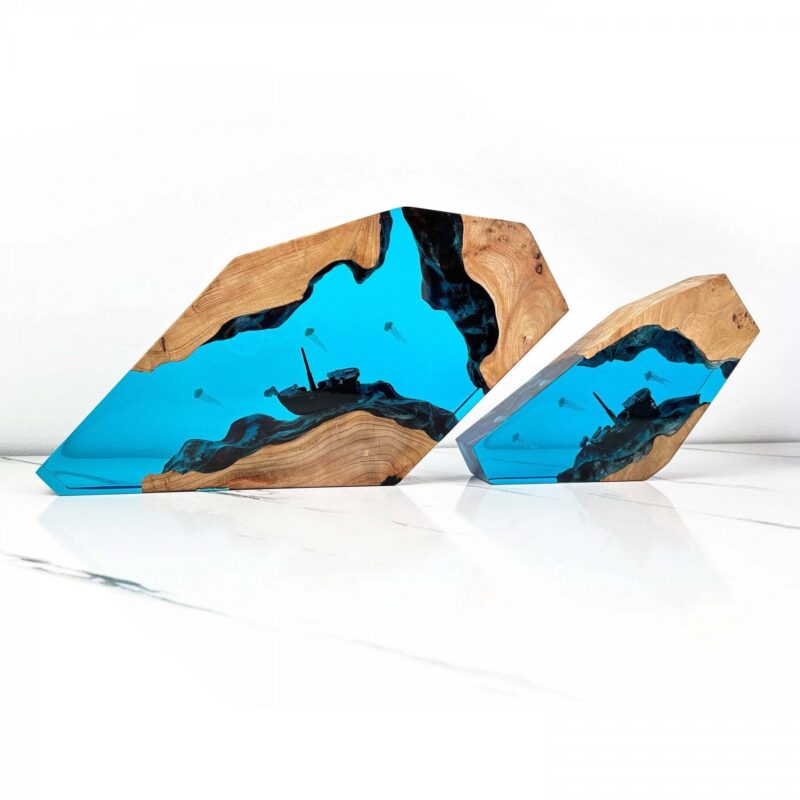 Shipwreck Resin Night Light by xaudis, enchanting kids decor