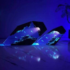 Shipwreck Resin Night Light by xaudis, enchanting kids' decor