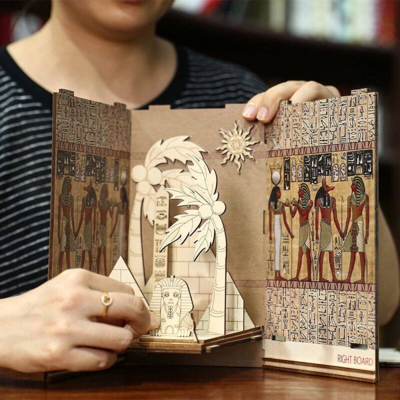 DIY Booknook Kit by xaudis - create enchanting Nile-themed decor