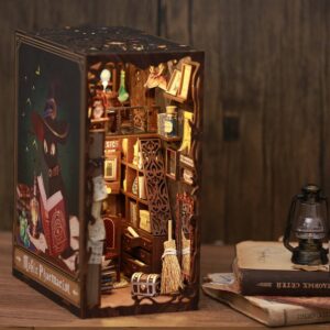 Booknook Kit featuring a whimsical magic pharmacist scene by xaudis