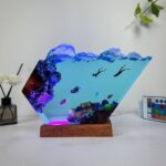 Sea Turtle Resin Night Light - Romantic ocean-themed decor