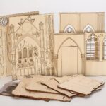 DIY Booknook Kit by xaudis featuring a detailed church scene