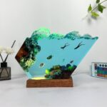 Sea Turtle Resin Night Light for romantic home decor