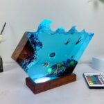 Sea Turtle Resin Night Light perfect for romantic decor