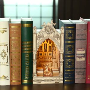 DIY Booknook Kit by xaudis featuring a detailed church scene