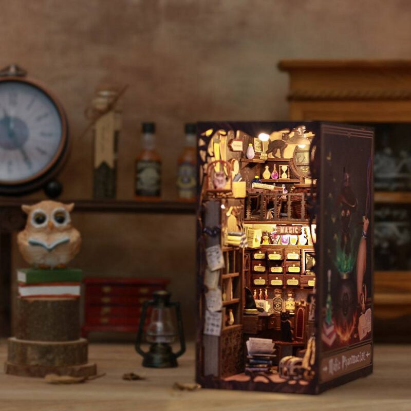 Booknook Kit featuring a Magic Pharmacist scene for crafting