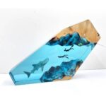 Whale Shark Night Light in stunning blue ocean decor