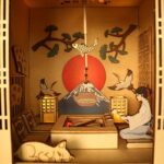 DIY Booknook Kit by xaudis featuring a Zen Tea Garden design