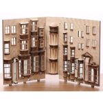 DIY Booknook Kit featuring an enchanting mysterious ancient street design
