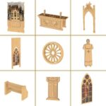 DIY Booknook Kit by xaudis – Create a Stunning Church Scene