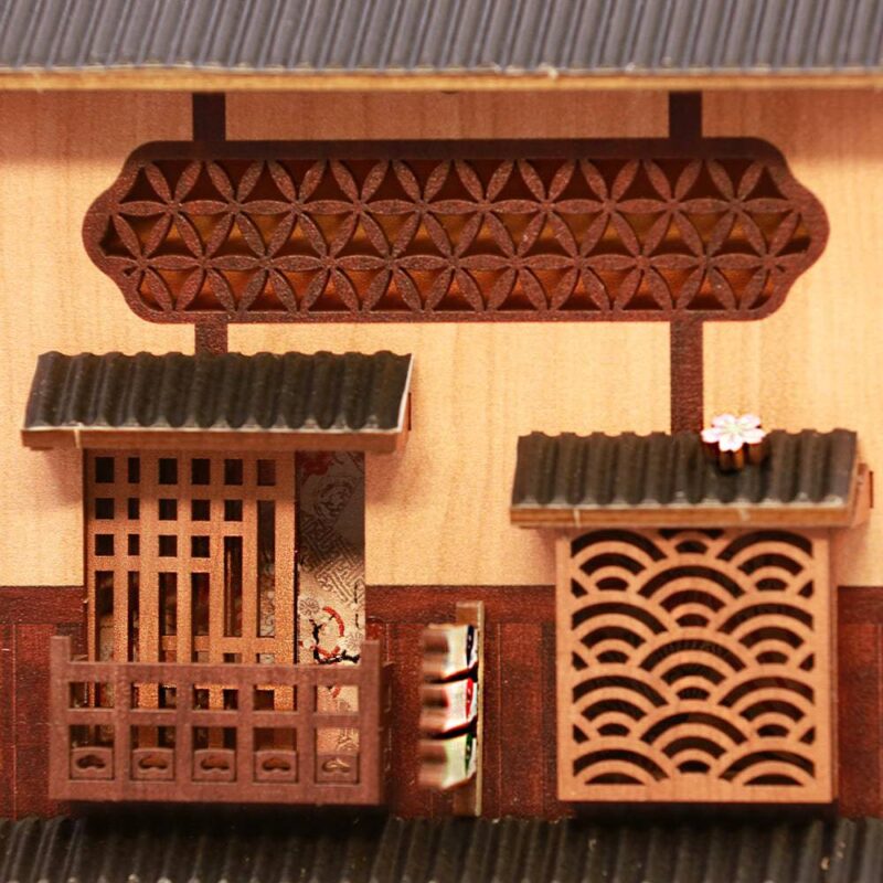 DIY Booknook Kit by xaudis featuring an enchanting scene under a sakura tree