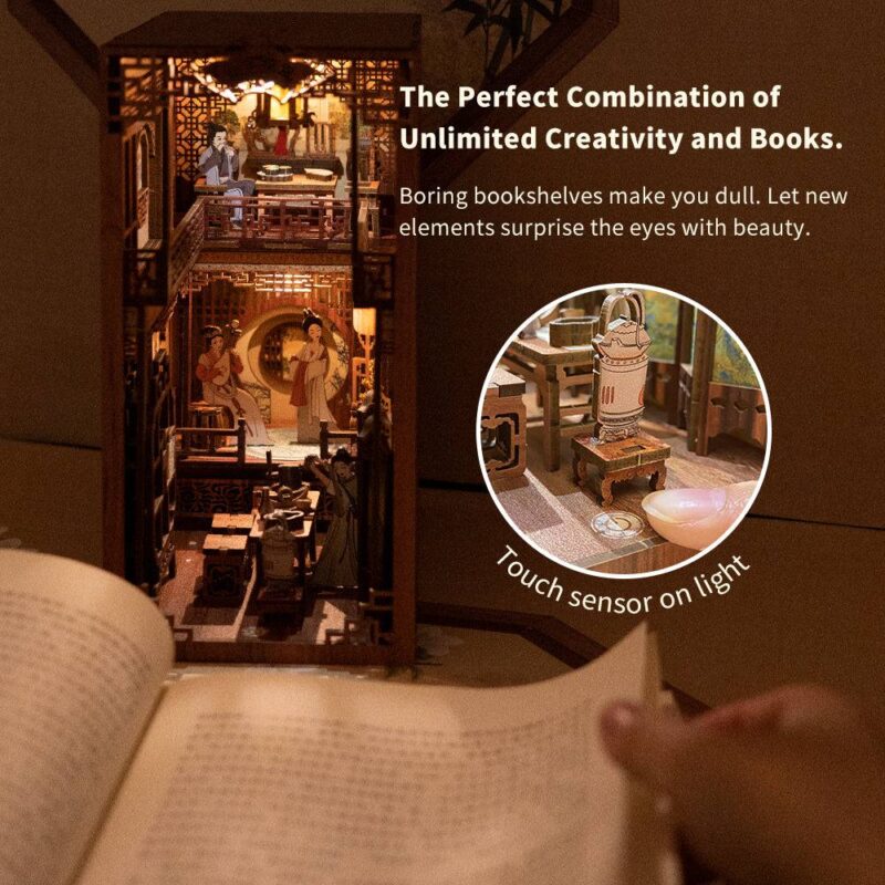 DIY Booknook Kit featuring Elegant Song Dynasty Design by xaudis
