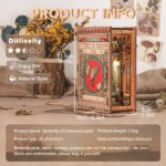 DIY Booknook Kit featuring Enchanting Butterfly design by xaudis