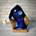 Interstellar Epoxy Lamp 2 by xaudis, a stunning LED home decor piece