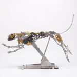Mechanical Kinetic Running Leopard 3D Metal Model DIY Kit by xaudis